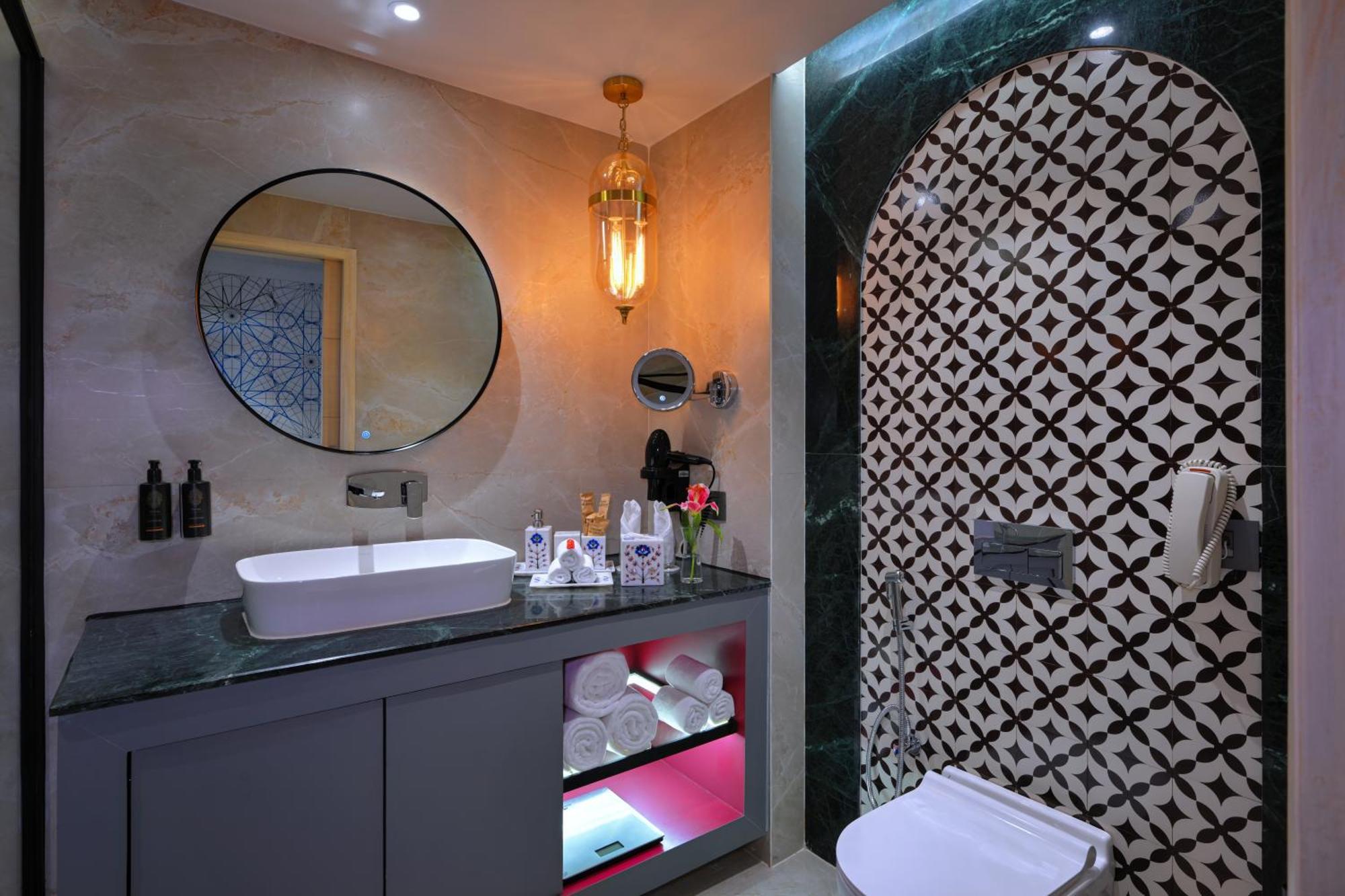 Executive Suite Room seating area terrace on food beverage spa laundry | 11 IMFL Happy Hours from 6 to 8 pm