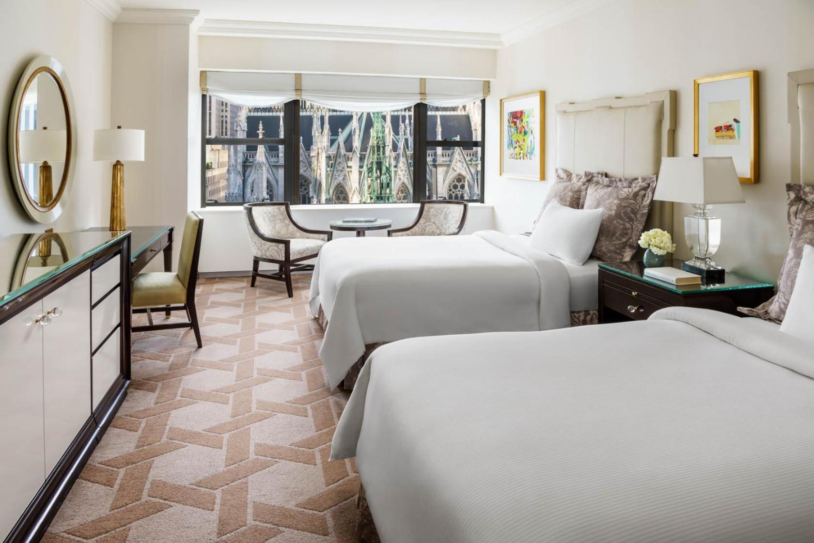 CATHEDRAL VIEW ROOM WITH TWO DOUBLE BEDS