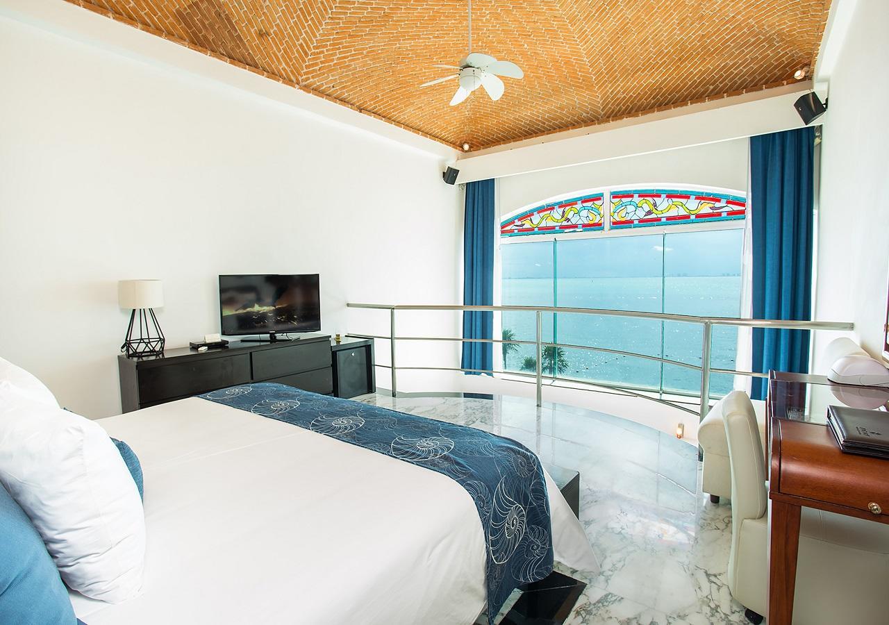 Suite Presidencial con cama extragrande - Junto al mar