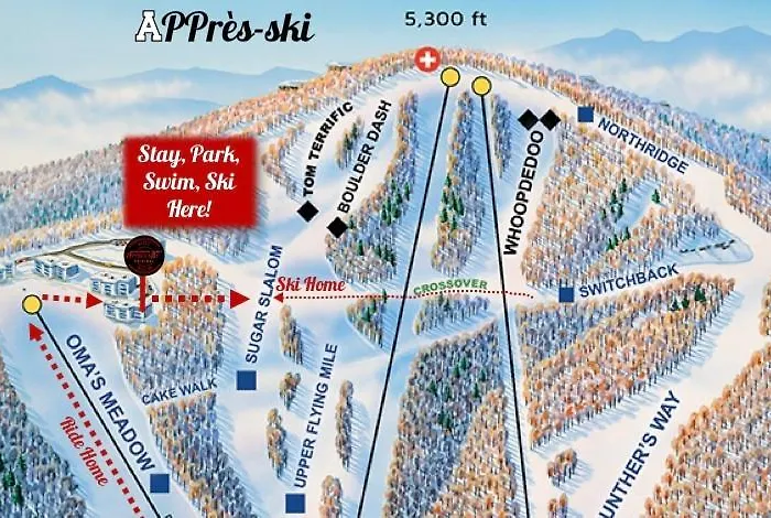 Appresski - 5 Bed Ski In Ski Out - 50 Steps To Ski Sugar Mountain Slopes