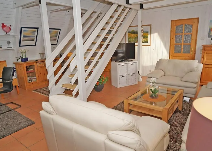 Zeltdachhaus mit TV im Schlafzimmer - strandnah und ruhig